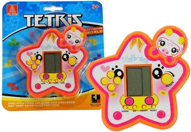 Elektroniskā spēle Tetris zvaigzne sarkana