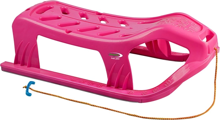 Bērnu ragavas Snow Play Snow-Star 90 cm, rozā