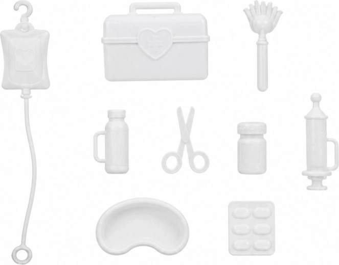 Rich accessories for a realistic doctor role