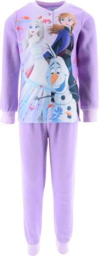 Bērnu flīsa pidžama Disney Frozen dāvanu kastē, tumši violeta