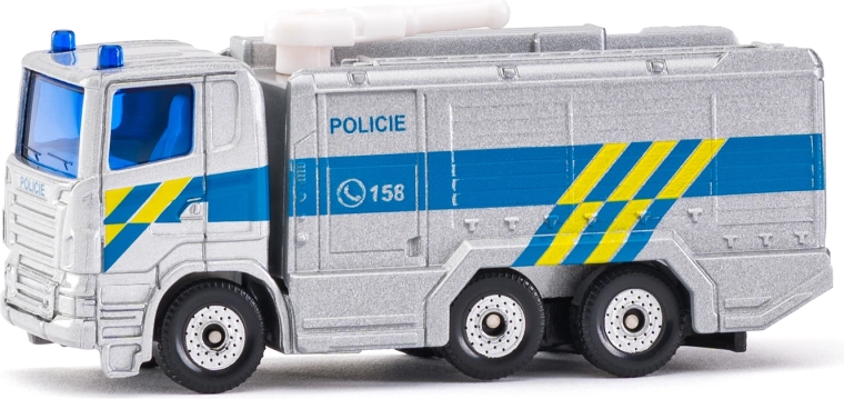 Siku policijas kravas auto Scania ar ūdens lielgabalu – čehu versija