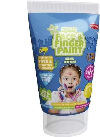 Boti Natural zila krāsa pirkstu un sejas apgleznošanai 65 ml