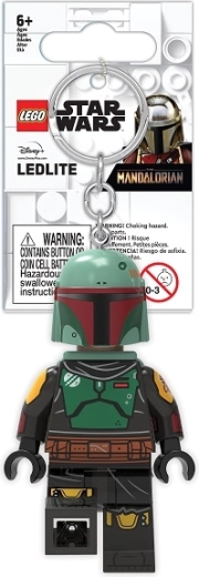 Lego Star Wars izgaismots atslēgu piekariņš Boba Fett ar LED