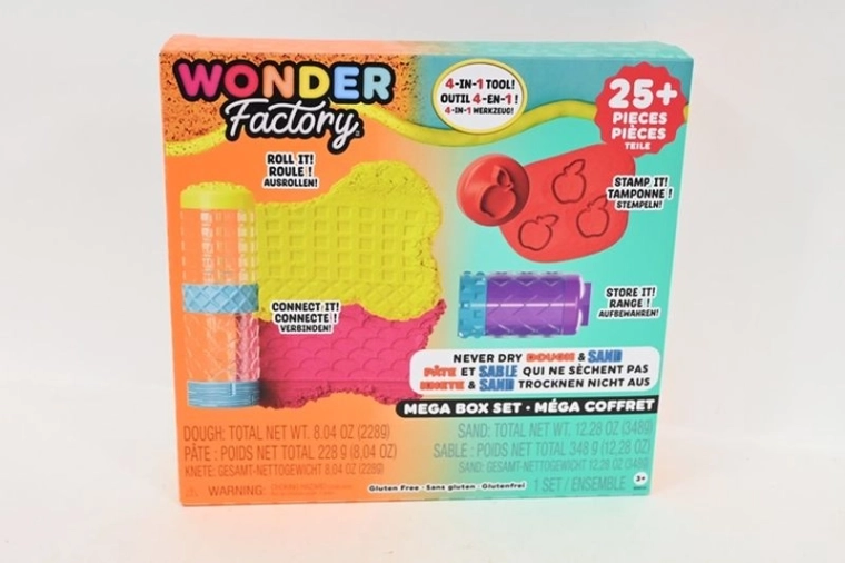 MGA Wonder Factory Never Dry modeling clay and kinetic sand – set