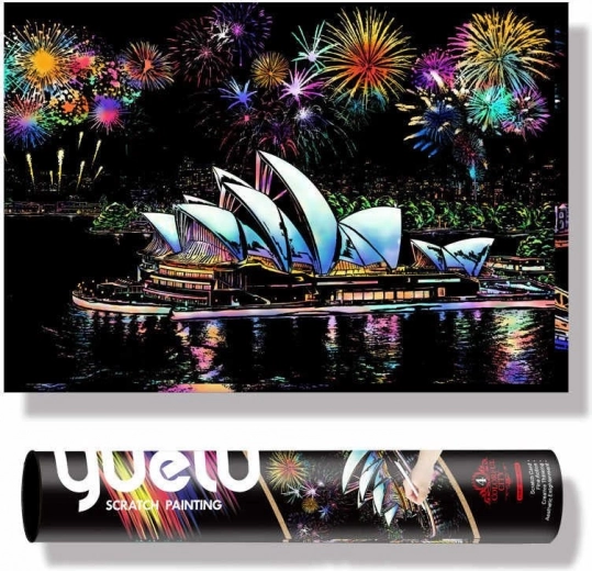Scratch Picture of the Sydney Opera