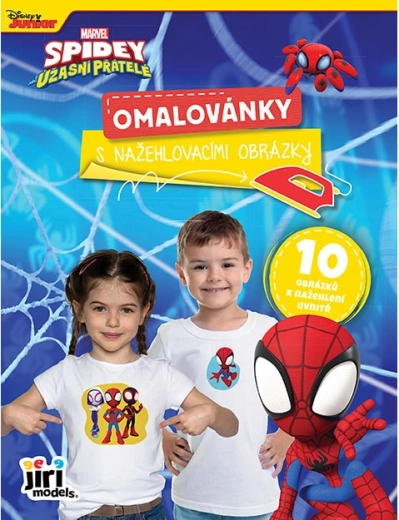 Krāsojamā grāmata ar gludināmajiem attēliem Spidey