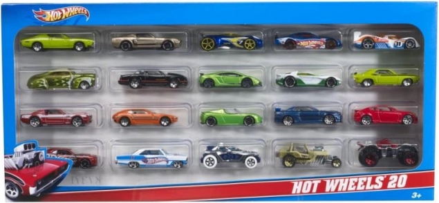 Hot Wheels automašīnu komplekts 20 gab.