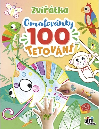 Krāsojamā grāmata un 100 tetovējumi Dzīvnieki