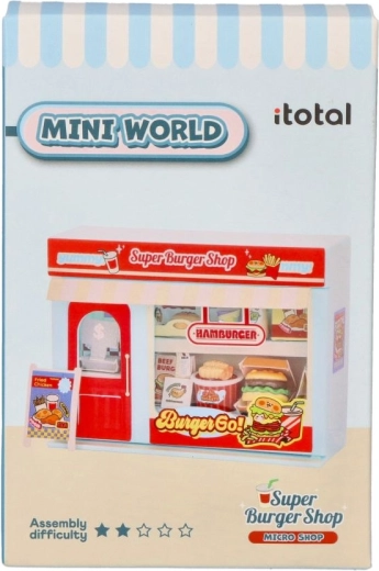 i-Total mini fast food shop burger DIY
