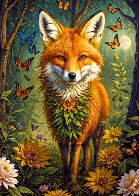 Enjoy Puzzle burvīgā lapsa 1000 gabalu