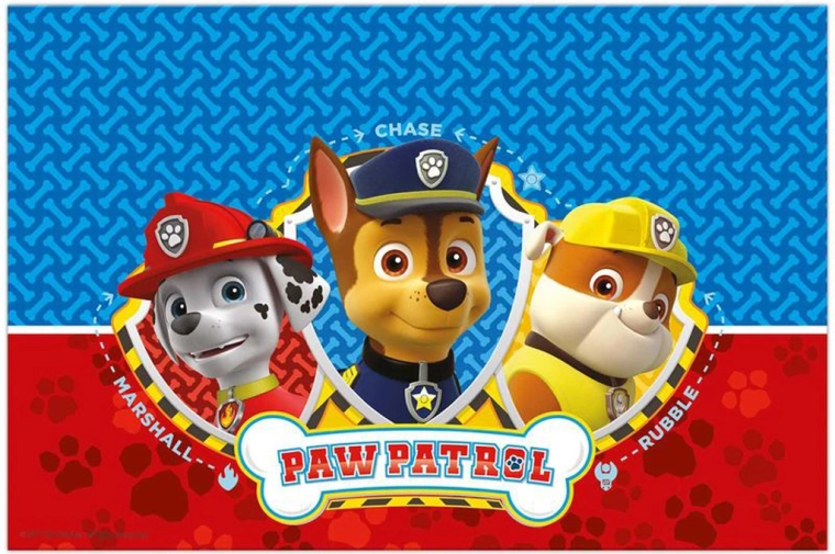 Bērnu plastmasas galdauts Paw Patrol 120 × 180 cm