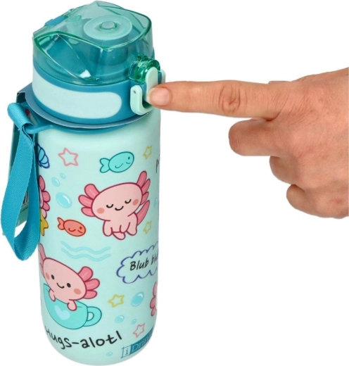 Leak-proof lid with practical opening