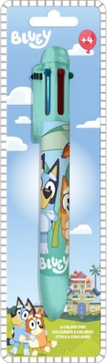 Lodīšu pildspalva 6 krāsas BLUEY