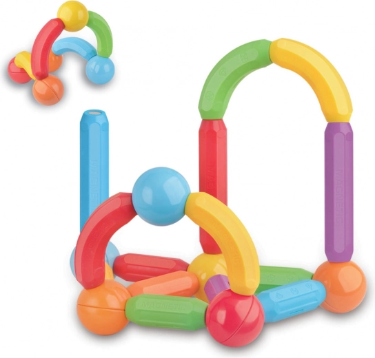 Magnetic construction set – 25-piece set
