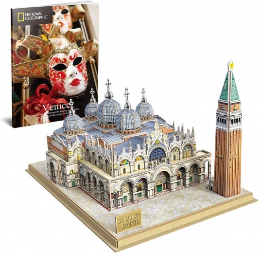 CUBICFUN 3D puzle National Geographic: Sv. Marka laukums – 107 detaļas