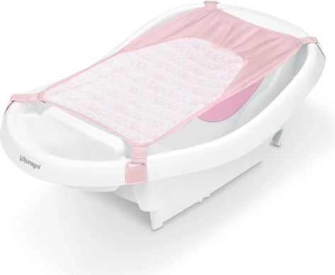 Ingenuity bērnu vanniņa Comfy Clean Deluxe rozā