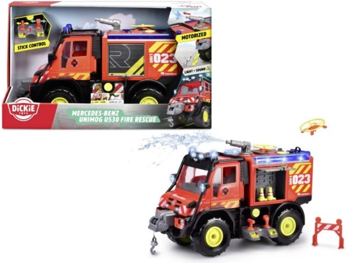 Fire Engine Mercedes-Benz Unimog U530 with Effects