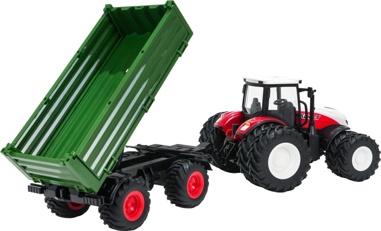 Īsta lauksaimniecības izklaide ar paceļamu piekabi