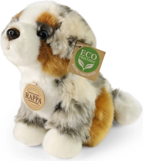 Rappa plush dog Australian Shepherd 20 cm eco-friendly