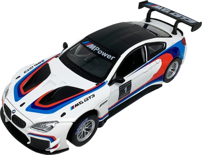 Metāla modelis BMW M6 GT3 1:32 ar gaismām un skaņām