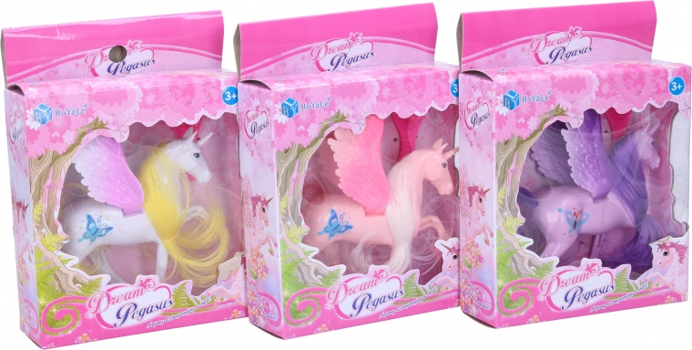 Unicorn with Colorful Mane 12 cm
