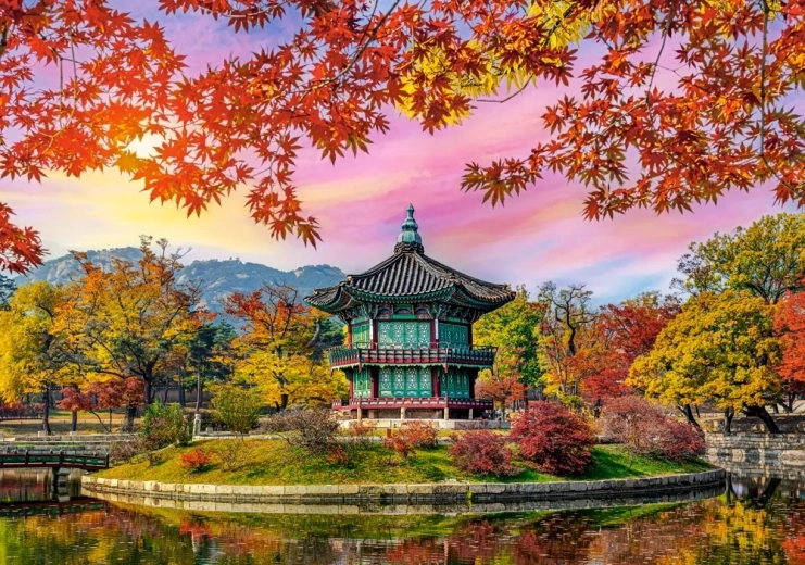 Puzle Gyeongbokgung pils, Dienvidkoreja 500 gab.