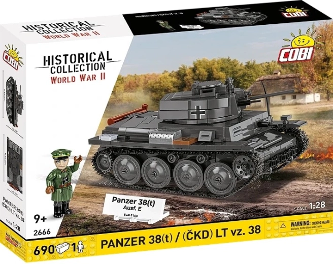 Panzer 38(t) / LT vz. 38 2-in-1 konstruktors – 690 detaļas