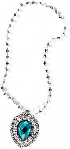 Eleganta kaklarota ar tirkīza piekariņu