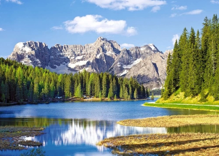Puzle 3000 gabali — Misurina ezers, Itālija