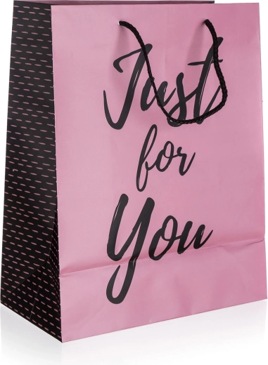 Gift Bag Just For You Pink L 26 × 32 × 13 cm
