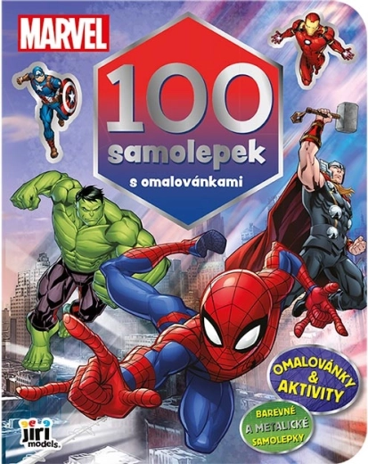 Marvel Coloring Book with 100 Stickers