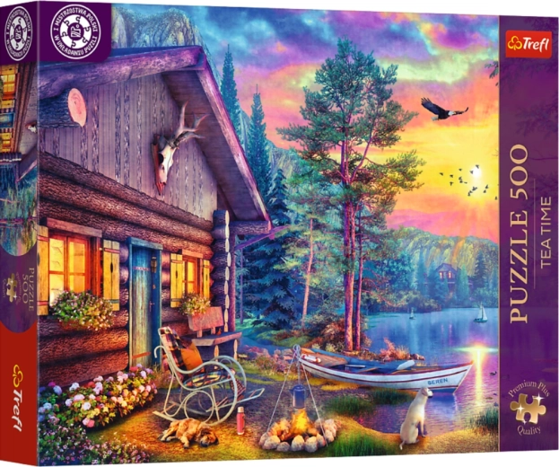Puzzle 500 Tea Time: Sunset Harbor Trefl