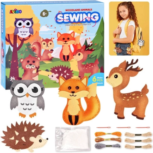 Creative Felt Forest Animals Kit