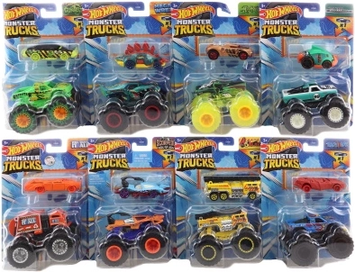 Hot Wheels Monster Trucks scale 1:64 with die-cast car