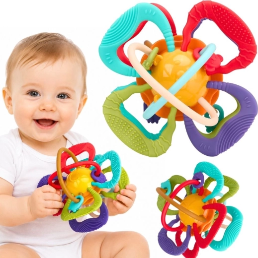 Woopie Baby sensorā bumbiņa–graužamais zīdaiņiem