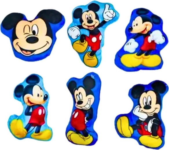 Plīša spilventiņš Mickey Mouse 15 cm (assort) - 1 gab.