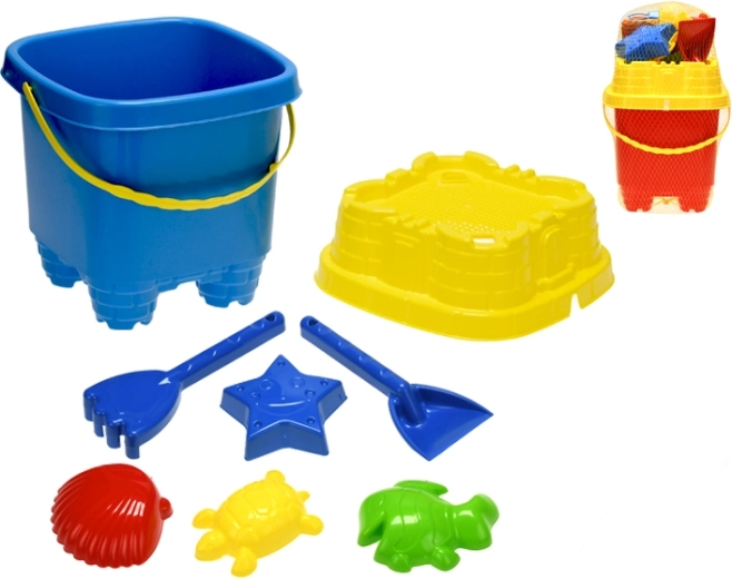 Smilšu komplekts ar formiņām 20 cm (4 gab.) bērniem no 10 mēnešu vecuma