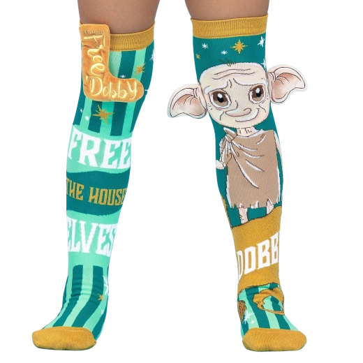 Trakās līdz ceļiem zeķes Harry Potter Dobby