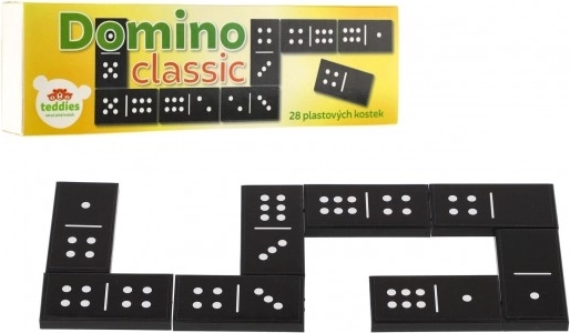 Domino Classic plastmasas komplekts – 28 kauliņi kastītē