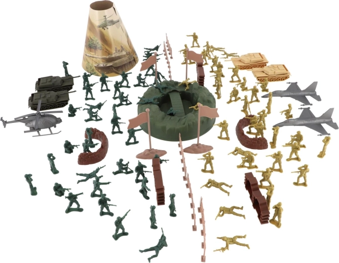 Dažādas figūriņas un transportlīdzekļi