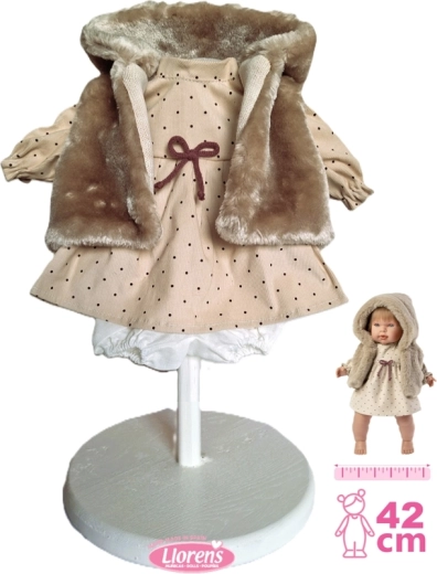 Llorens apģērbs lellei 42 cm – 3 daļu komplekts