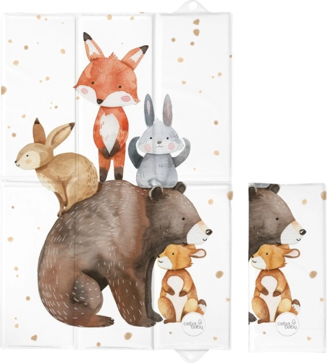 Ceba Baby travel changing mat Basic Forest Friends 60 × 40 cm