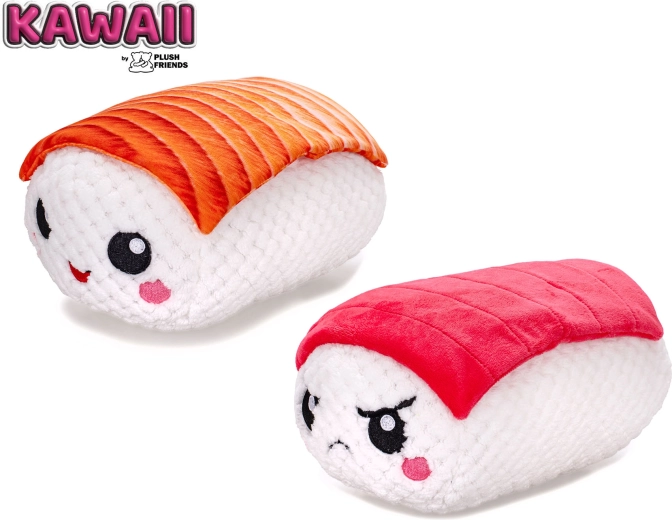 Kawaii suši nigiri plīša rotaļlieta Plush Friends, 25 cm - 1 gab.