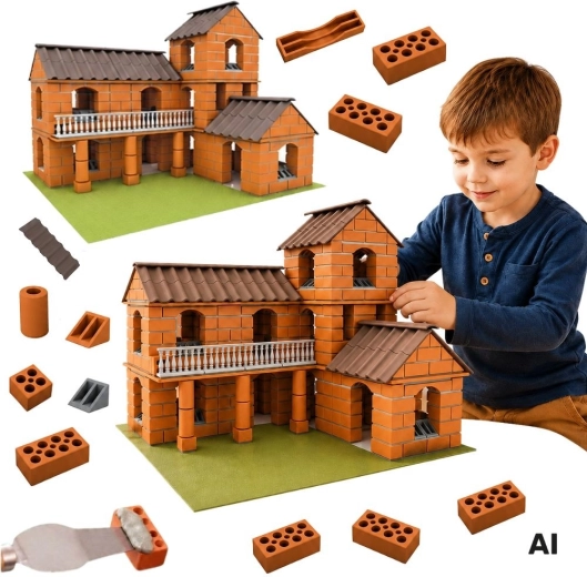 WOOPIE villas būvkomplekts ar 461 detaļu