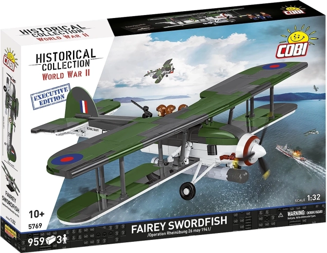 COBI building set Fairey Swordfish Executive Edition – 959 pieces