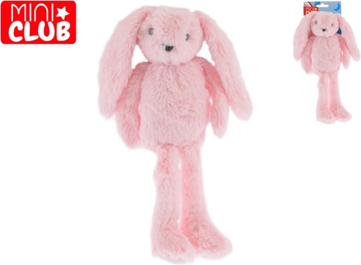 Mini Club plush pink bunny with long legs 37 cm