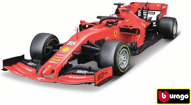 Bburago Ferrari F1 2019 SF90 Leclerc in 1:18 scale