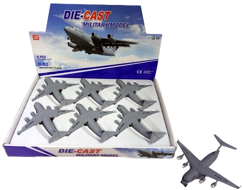 Metāla lidmašīnas modelis BOEING C-17 mērogā 1:500