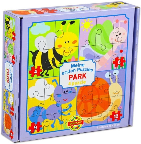 Puzzle Transportlīdzekļi 4v1 no Dohány