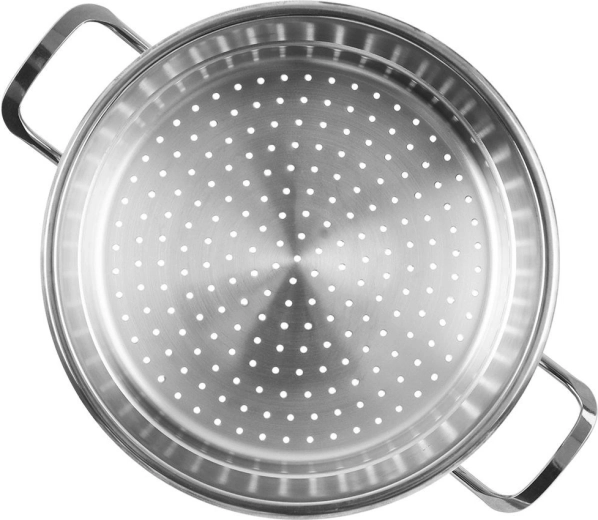 Perforēta apakša vienmērīgam tvaikam